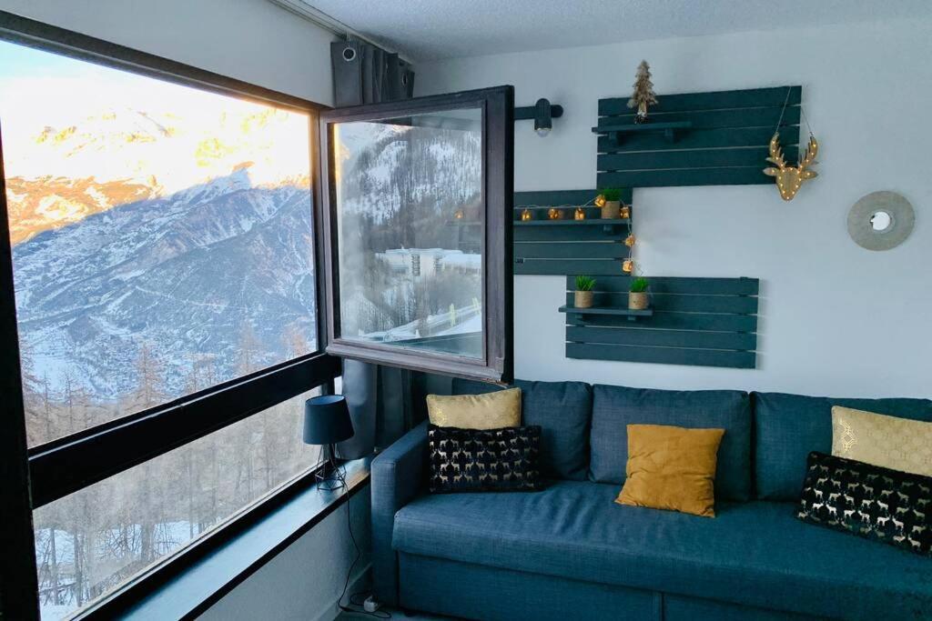 Studio 1600 Pied Des Pistes Avec Magnifique Vue Puy-Saint-Vincent Exterior photo
