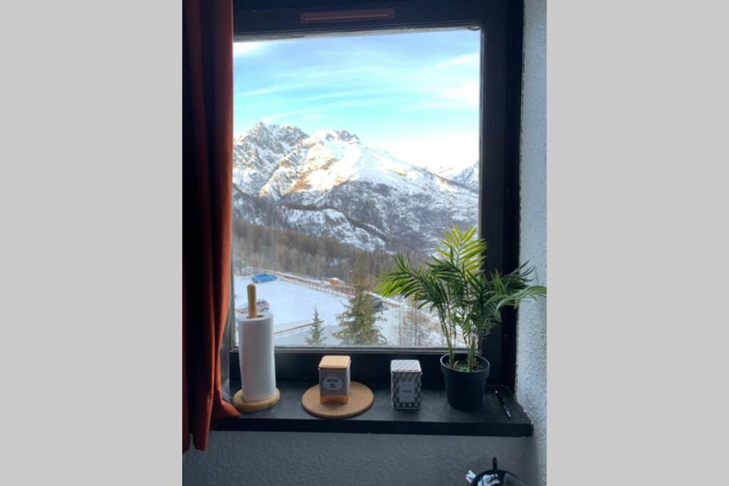 Studio 1600 Pied Des Pistes Avec Magnifique Vue Puy-Saint-Vincent Exterior photo
